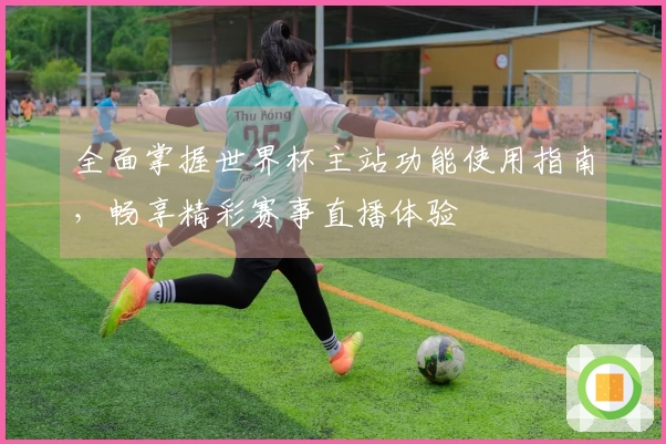 全面掌握世界杯主站功能使用指南，畅享精彩赛事直播体验