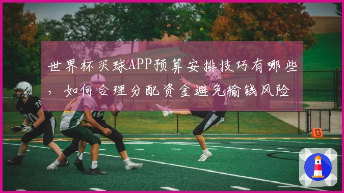 世界杯买球APP预算安排技巧有哪些，如何合理分配资金避免输钱风险？